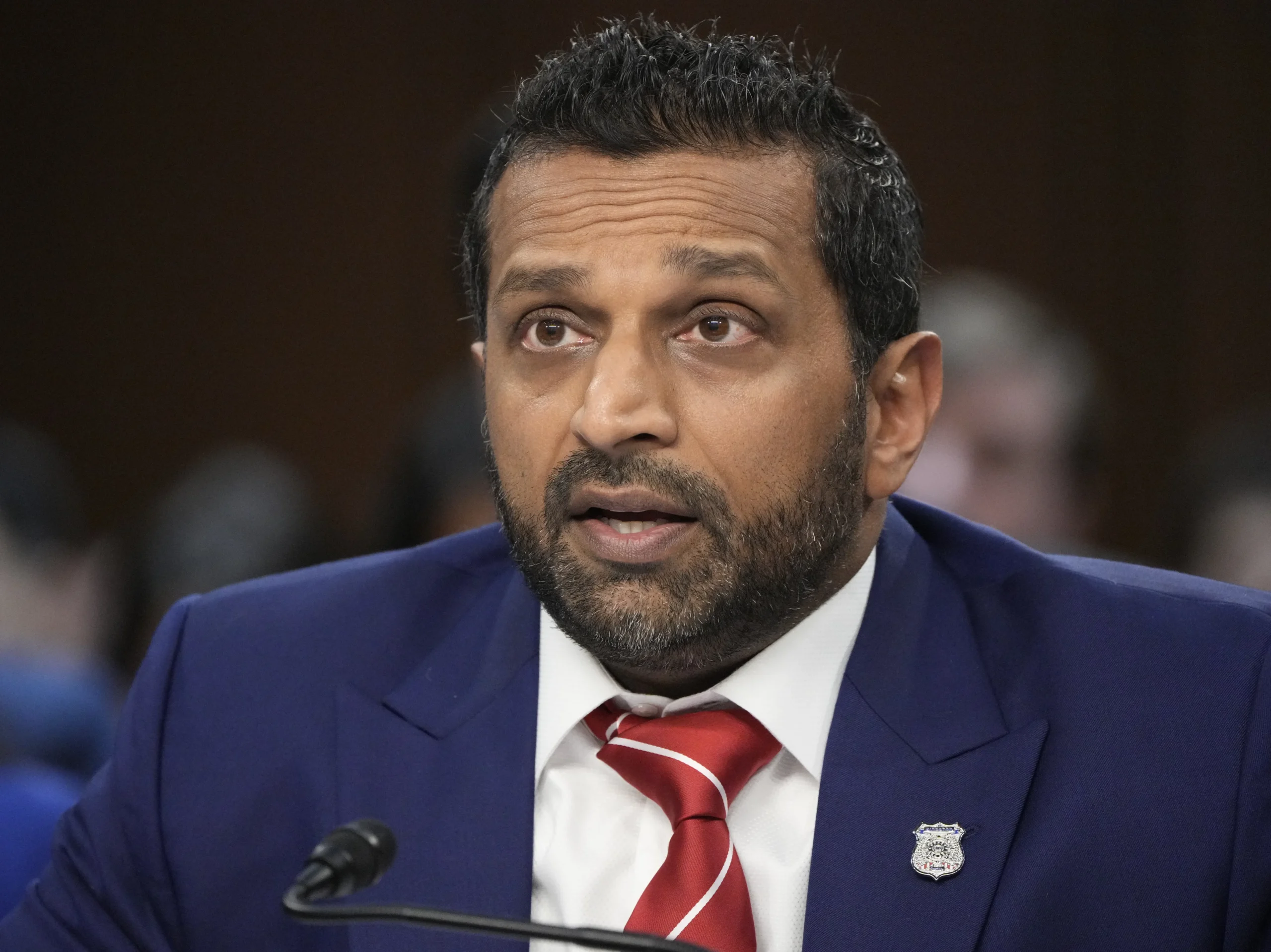 The FBI director, Kash Patel